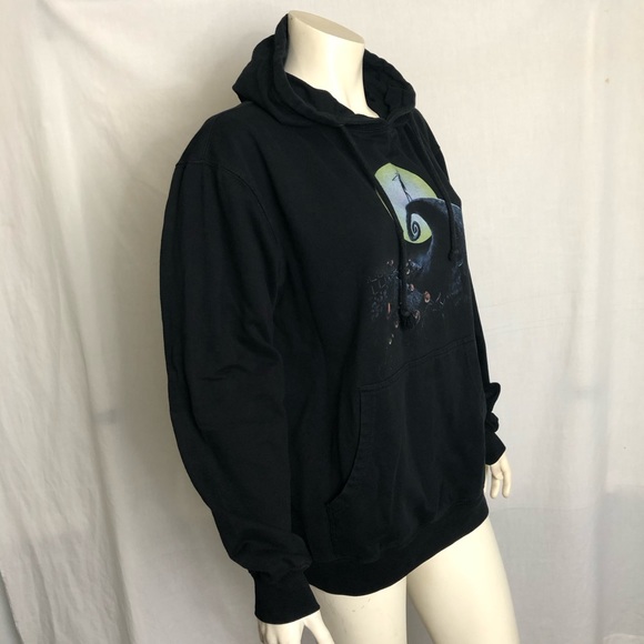 The nightmare before Christmas black pull over hoodie with pocket size large - Picture 15 of 16